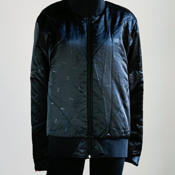 90 Puma Vintage Reversible Neon Orange NylonJacket - Picture 5 of 8